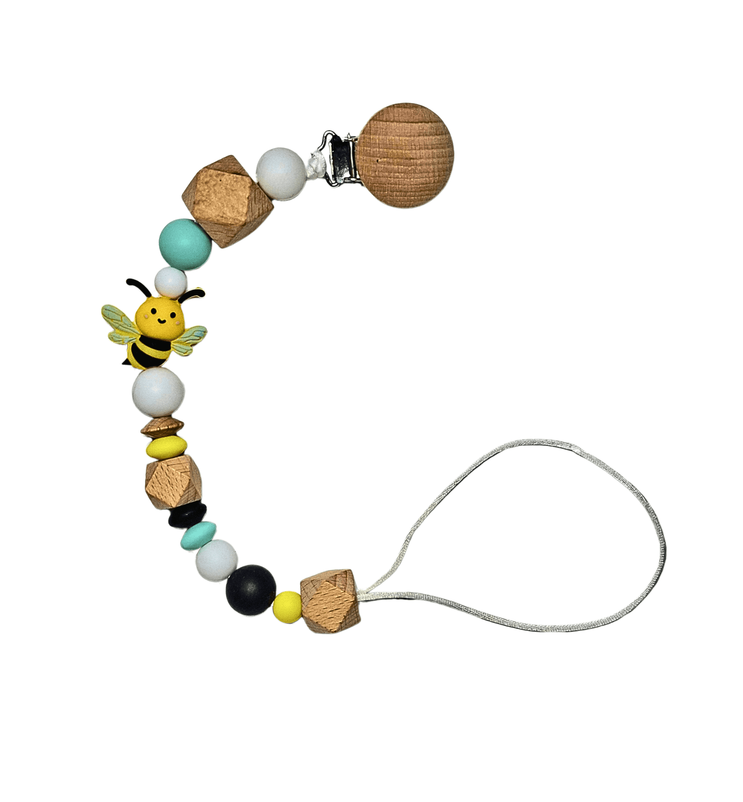 Bee Dummy & Teether Clip
