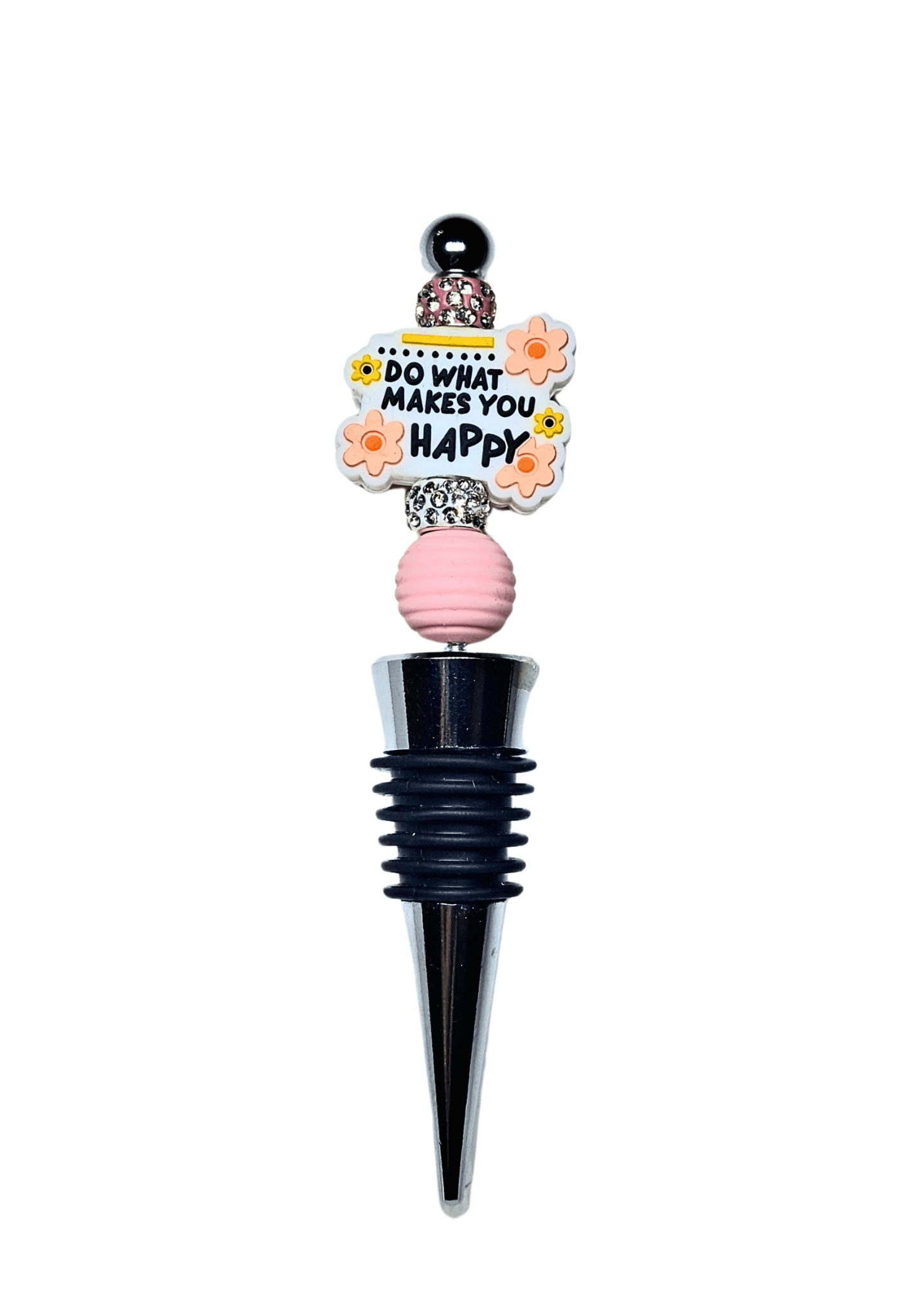 'Do What Makes You Happy' Wine Stopper