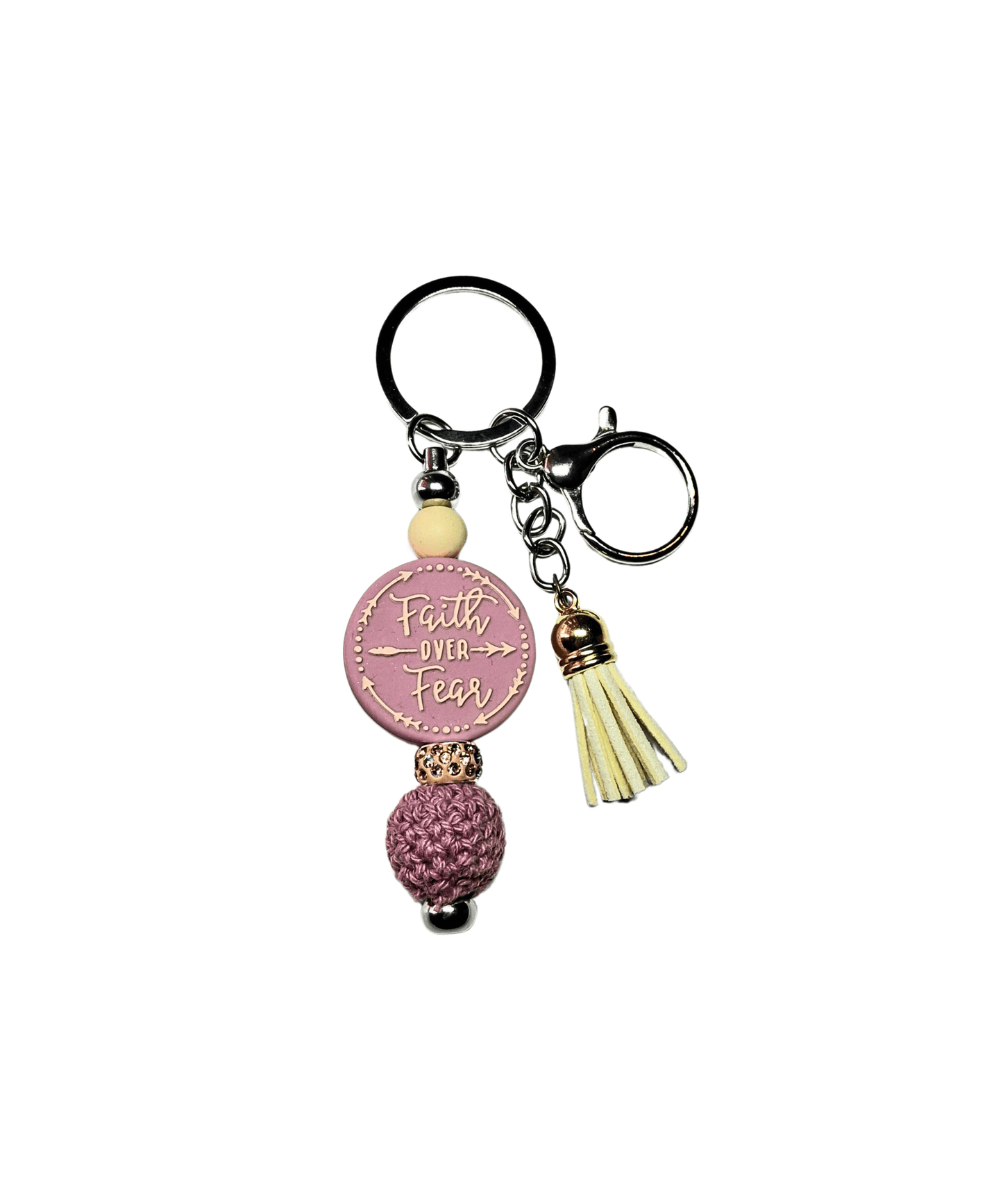'Faith Over Fear' Keyring