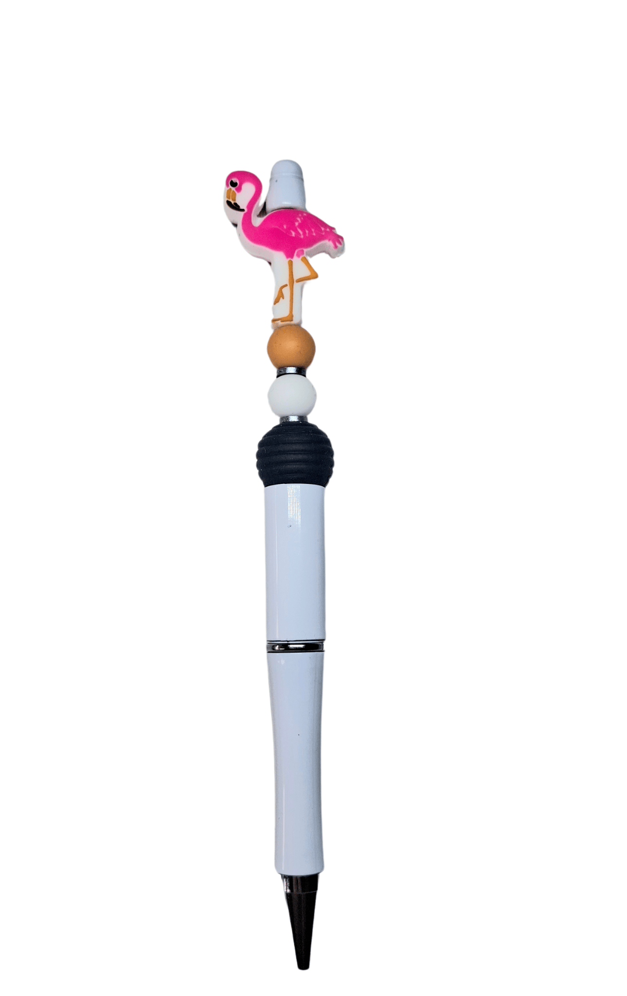 Standing Flamingo White Novelty Pen