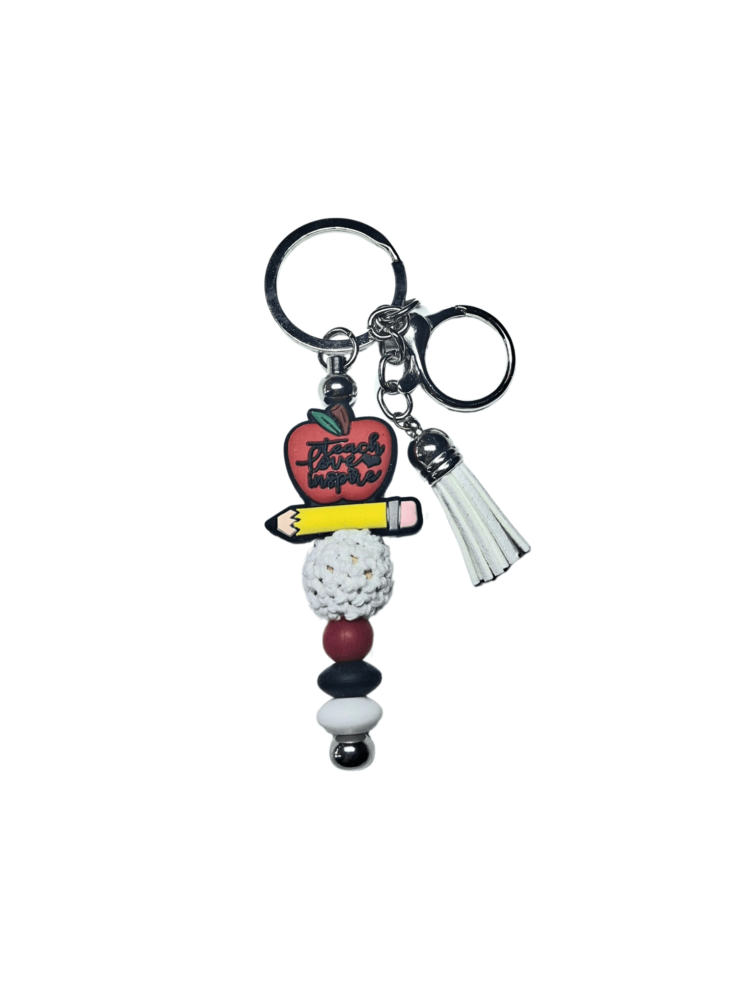 'Teach Love Inspire' Apple Keyring