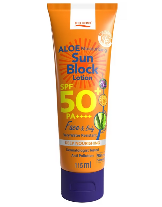 Aloe Moisturizing Sun Block Lotion SPF50+ PA+++ - 115ml