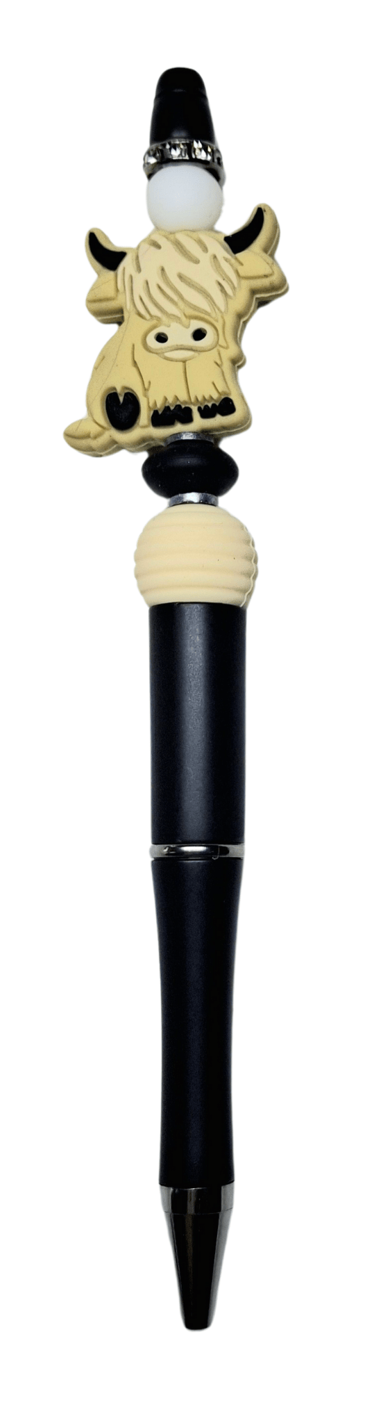 Highlands Cow Black Novelty Pen